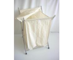 CESTO ROPERO CONTENEDOR COLADA ROPA SUCIA CUADRADO TAPA PLEGABLE DOBLE