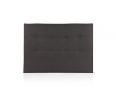MAXCOLCHON Cabecero Capri cama de 150 (160x120) cm Chenilla Gris