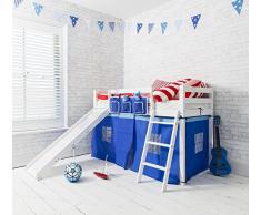 Noa & Nani - cama nido infantil Ontario con tobogán en distintos colores