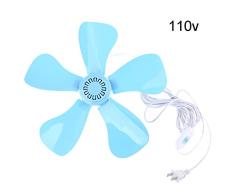 Huiingwen AC 110 V 220 V 5 hojas 12,5 pulgadas Silent Household Schlafsaal cama eléctrica Hängelüfter con interruptor Deckenventilator Energiesparender ventilador