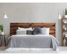Cabecero Cama Pegasus Impresión Digital Imitación Madera Marrón | 150x60cm | Diponible en Varias Medidas | Cabecero Ligero, Elegante, Resistente y Económico