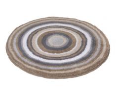 Meusch 2253271307 Mandala - Alfombra circular (60 cm de diámetro), color marrón