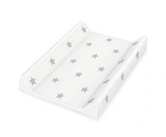 Pinolino 72022 – 8 Colchón cambiador con, pantalla, Dessin Estrellas, gris