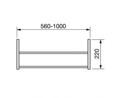 Emuca 7085725 - Accesorio organizador zapatero para armario