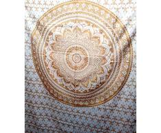 Tradicional Jaipur Golden Ombre tapices, Mandala colgar en la pared, bohemio ropa de cama Reina, Indian manta, Hippie dormitorio decoración, Boho manta de Picnic, diseño de playa manta