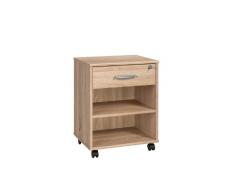 Maja 40255525 - Cajonera con ruedas (imitación roble, 456 x 591 x 35 cm)
