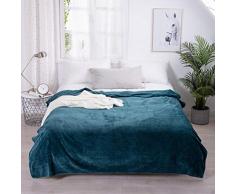 Color Sólido Manta Cómoda Cobija Armada Azufaifa Roja Marrón Espesar Lana de Coral Jacquard Ropa de Cama Paddy Orejas de Trigo Textura Plaid Colcha Tiro del Sofá (Azul Oscuro, 120 x 200 cm)