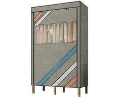 ALYR Armario de Tela Closet, Portátil Armarios Plegables Armario Plegable Armario Plegable Plegable ropero Combinado con Armario per Colgar Ropero,C