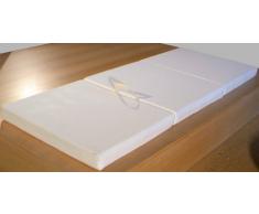 Futon colchón, plegable + 3 cm Viscoelastico con Almohada