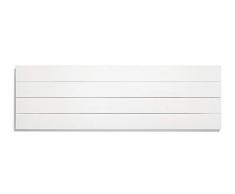 SUENOSZZZ-ESPECIALISTAS DEL DESCANSO Cabecero de Cama de Madera TREVINCA Color Blanco para Pared. Cabecero de Tablas Horizontales. Estilo Vintage, para Camas de 90 y 105