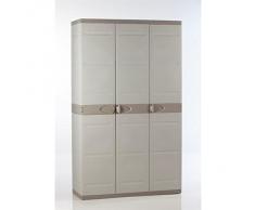 Plastiken - Armario 3p. titanium 9201 beig