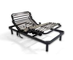 Duérmete Online Cama Articulada Eléctrica Reforzada - Disponible en Varias Medidas, Haya, Gris, 90x200