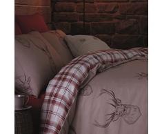 Catherine Lansfield Stags - Juego de Funda Nórdica para Cama de 150 cm