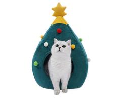 Una lujosa cama para mascotas para gatos y perros pequeños a medianos. Las almohadas suaves son muy buenas. Nidal / cama redonda u ovalada para mascotas en forma de rosquillas (gatos y cachorros).