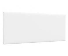 LA WEB DEL COLCHON - Cabecero tapizado Paros para Cama de 80 (90 x 70 cms) Blanco | Cama Juvenil | Cama Matrimonio | Cabezal Cama |