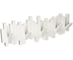 Umbra 318211-660 Perchero decorativo de pared Sticks, Blanco