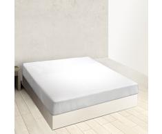 Burrito Blanco - Sábana bajera ajustable A8 para cama de 90x190/200 cm, color blanco