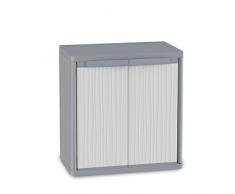 Terry, Jumbo 900 Wave, Armario Exterior 2 Puertas, 2 Estantes Internos. 89,7x53,7x94,5 cm