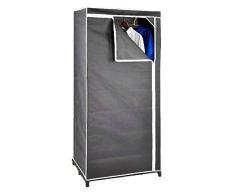 Armario de tela 160 cm, con barra – elección de colores – armario de tela plegable