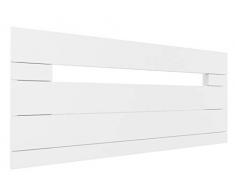 LA WEB DEL COLCHON - Cabecero de Madera Rústico Provenza para Cama de 90 (100 x 44 cms.) Blanco nórdico | Cabeceros Madera | Dormitorio Matrimonio | Cabezal Cama |Estilo nórdico