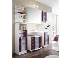 Posseik 5416 89 Nizza - Armario Bajo Para Pila (nizas), 60 x 32 x 53 cm, Color Blanco, Zarzamora Alto Brillo