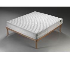 Relax Latex colchón de 100% Látex con Tejido Termo-Regulador, plaza doble 160x190 cm H22 cm