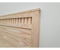 PEJECAR cabecero Bora para Cama de 105 Fabricado en Madera Maciza de Pino insigni Acabado Crudo sin Pintar
