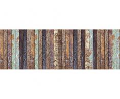 Cabecero Cama PVC Impresión Digital | Imitación Madera Vieja Vertical 150 x 60 cm | Cabecero Original y Económico