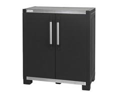 Keter M292915 - Armario de resina xl pro bajo 2 baldas