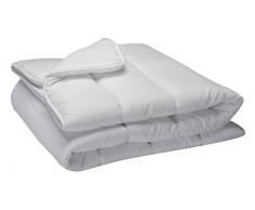 Pikolin Home - Edredón/Relleno nórdico de fibra antiácaros, otoño-invierno, 300gr/m², color blanco, 180x220cm-Cama 100/105 (Todas las medidas)