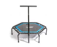 Mini Trampolín Fitness con Manillar Cama elástica Fitness para Ejercicio Corporal y Ejercicios