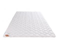 Böhmerwald 559603-22 - Edredón de Seda Salvaje para Verano, 200 x 200 cm, 100% Tussah, Color Blanco