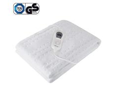 MVPower Calienta Camas Eléctrico Individual 3 configuraciones de temperatura y apagado automático protección contra sobrecalentamiento mantas calefactoras lavables (150 * 80cm, blanco)