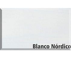 LA WEB DEL COLCHON - Mesita Vintage Lombardía 35 (cms.) x 14 x 36 (cms.) Blanco nórdico |Mesilla de Noche | Mesilla de Madera | Estilo nórdico | Mueble Madera