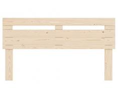 LA WEB DEL COLCHON - Cabecero de Madera Rústico Provenza para Cama de 150 (160 x 90 cms.) Crudo sin Pintar