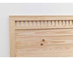 muebles pejecar cabecero Modelo Bora para Cama de 180 Fabricado en Madera Maciza de Pino insigni Acabado Crudo sin Pintar