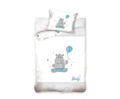 DHestia - Juego de Funda Nórdica 100% Algodón Natural para Cuna de Bebé. Apto Cunas de 60x120 o 70x140 - BABY1910011