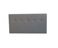 Decorquality Cabecero Cama tapizado Polipiel Mod. Alaska (Gris, 135 * 70)