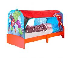 Hello Home Guarida Cubrecama Sofá Cama, Poliéster, Rojo, 90x190x90 cm