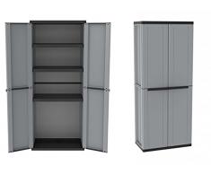 Terry 1002820 Shelving unit armario para el salón - armarios para el salón (Shelving unit, De pie, By-the-wall cabinet, Hinged door, Negro)