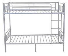 Litera muebles de dormitorio los niños marco de la cama doble 2 metal persona sola,Silver