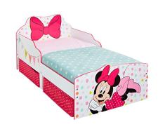 Hello Home Cama Infantil de Madera con Cajón Inferior, Blanco, 142 x 77 x 63 cm