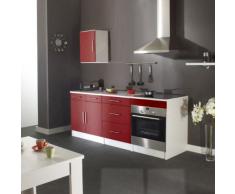 Symbiosis 8009A2179A80 - Armario de cocina, color rojo y blanco
