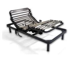 Duérmete Online Cama Articulada Eléctrica Reforzada - Disponible en Varias Medidas, Haya, 105x200