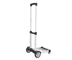 CYHWDHW Carro Plegable, Carro de Compras Elegante y Minimalista - manejo de Cama Plana - Capacidad de Carga 80 kg,B