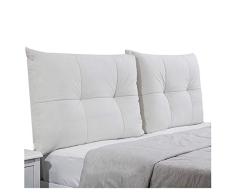 WENZHE Cabecera Cabecero De La Cama Tapizado Sofá Cama Paño Respaldo Habitación Salón Lavable Cinturón Estuche Blando, 6 Colores (Color : A, Tamaño : 160x60cm)