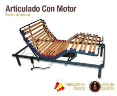 Naturconfort Somier Articulado Eléctrico, Madera, 150x190