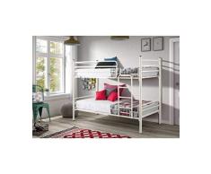 LITERA METÁLICA Polar - Blanco - 80 x 180 - Sin Cama supletoria