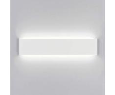 Yafido Aplique Pared Interior LED 40CM Blanco Lámpara de pared 14W Blanco Frío para Salon Dormitorio Sala Pasillo Escalera Baño AC 220V