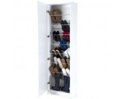 Mueble zapatero espejo Danubio 56AB Blanco